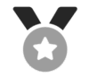 medal bw icon
